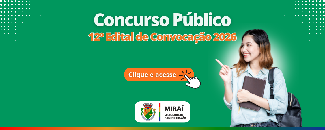 EDITAL DE CONVOCAÇÃO PARA POSSE Nº 12/2026