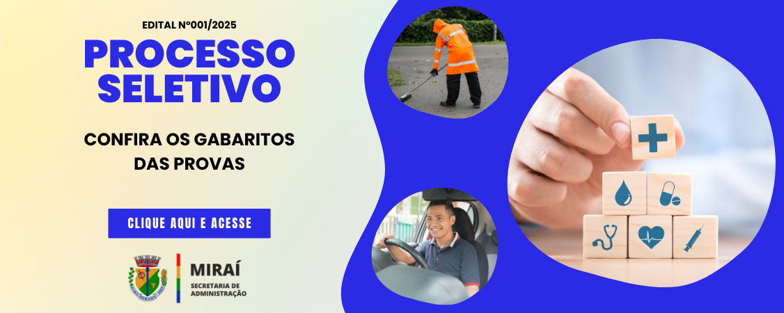 Confira os Gabaritos das Provas do Processo Seletivo