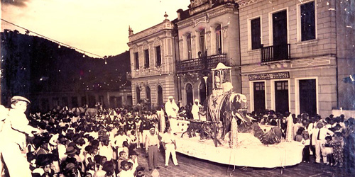 desfile bloco carnaval decada 40